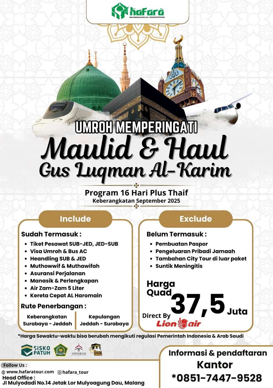 Umroh Maulid & Haul Gus Luqman