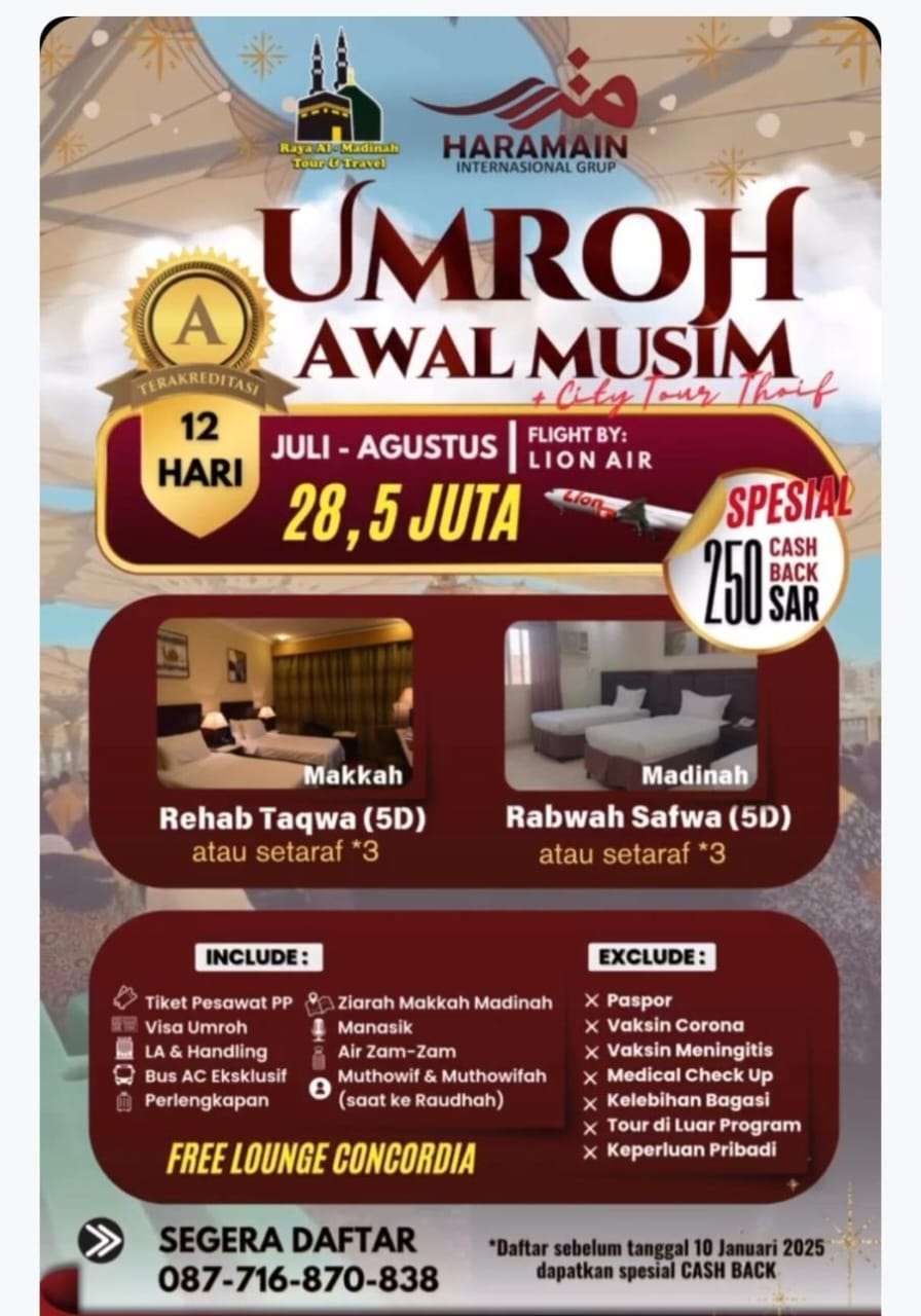 Umroh Awal Musim
